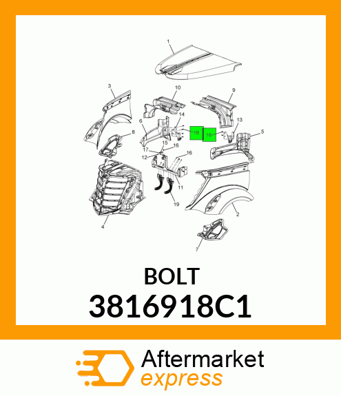 BOLT 3816918C1