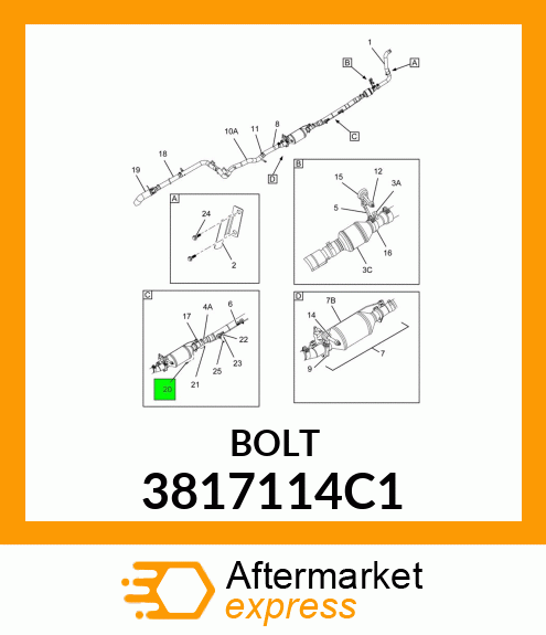 BOLT 3817114C1