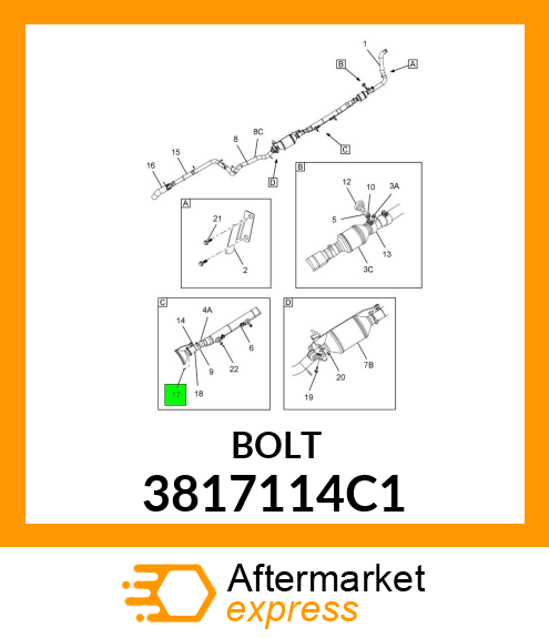 BOLT 3817114C1