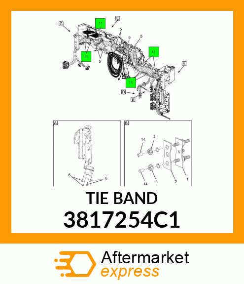 TIEBAND 3817254C1