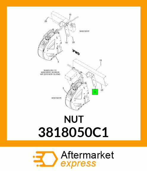 NUT 3818050C1