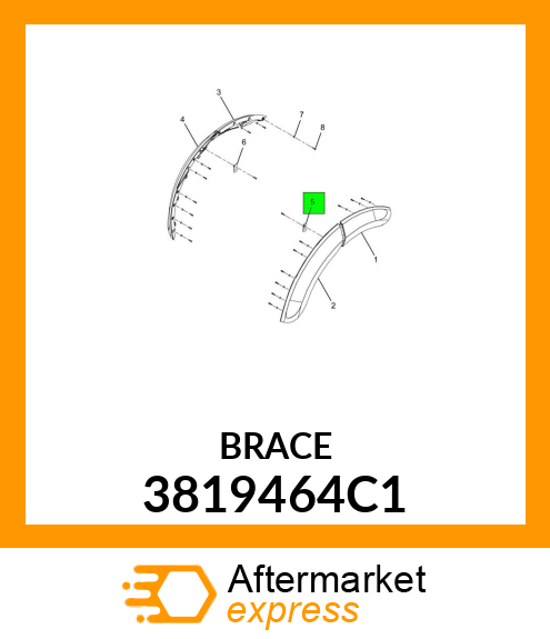 BRACE 3819464C1