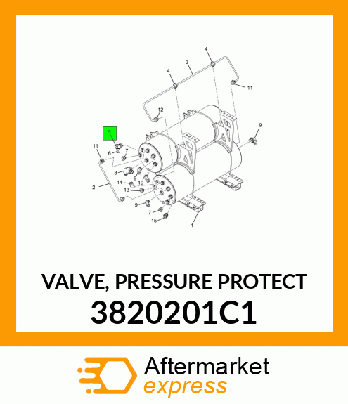 VALVE, PRESSURE PROTECT 3820201C1