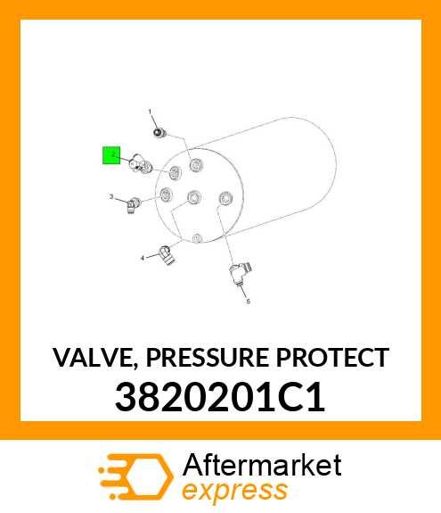 VALVE, PRESSURE PROTECT 3820201C1