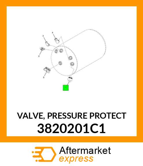 VALVE, PRESSURE PROTECT 3820201C1