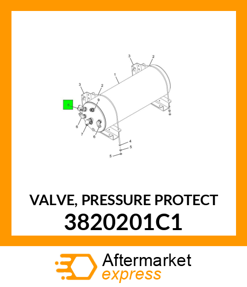 VALVE, PRESSURE PROTECT 3820201C1