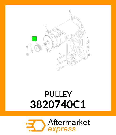 PULLEY 3820740C1