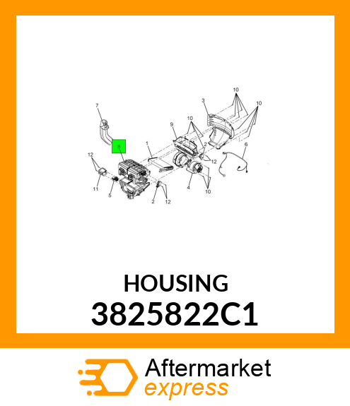 HOUSING 3825822C1
