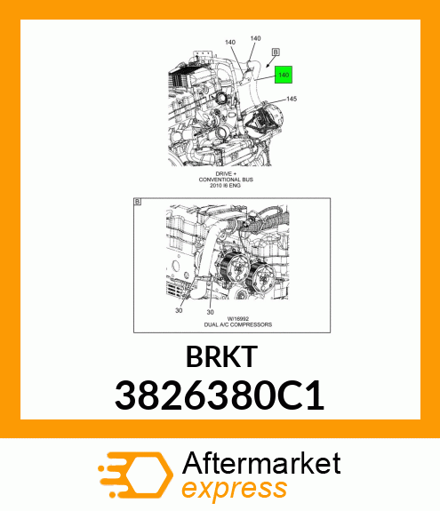 BRKT 3826380C1