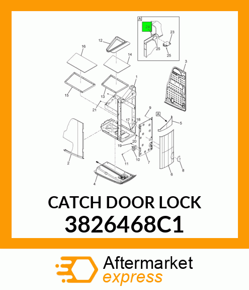 CATCH_DOOR_LOCK 3826468C1