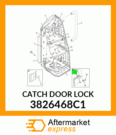 CATCH_DOOR_LOCK 3826468C1