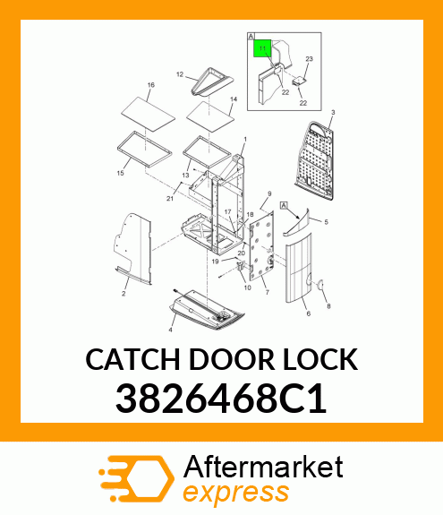 CATCH_DOOR_LOCK 3826468C1