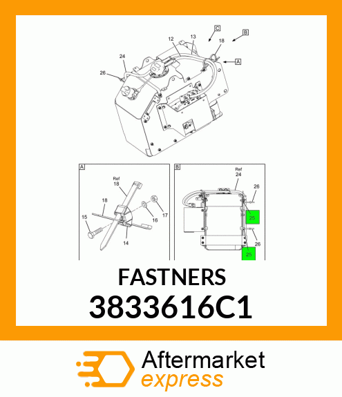 FASTNERS 3833616C1