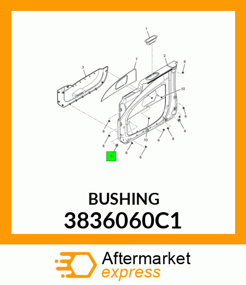 BUSHING 3836060C1