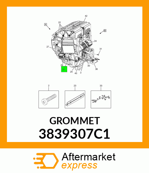 GROMMET 3839307C1