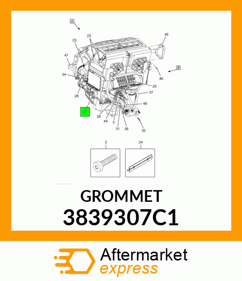 GROMMET 3839307C1