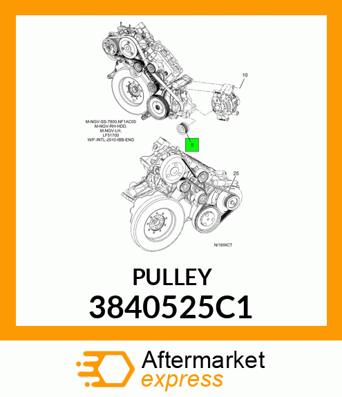 PULLEY 3840525C1