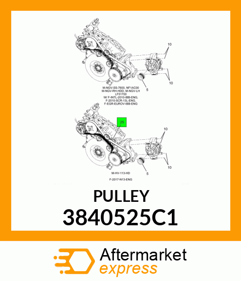 PULLEY 3840525C1