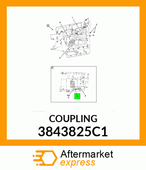 COUPLING 3843825C1