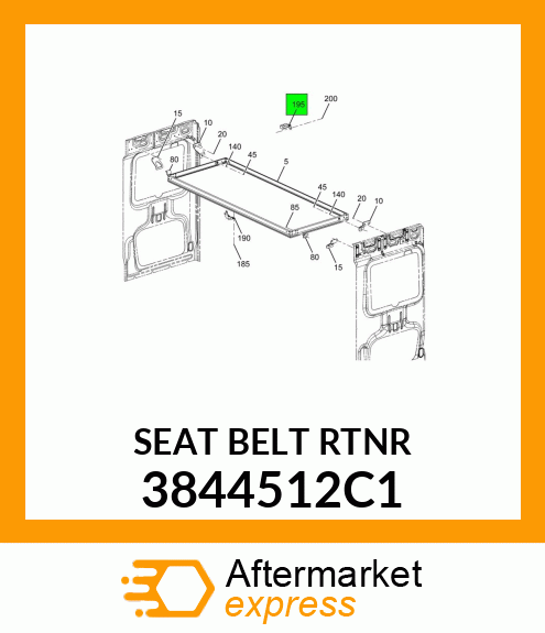 RETAINER 3844512C1