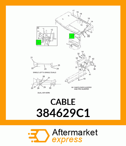 CABLE 384629C1