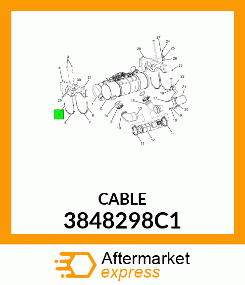 CABLE 3848298C1