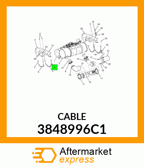 CABLE 3848996C1