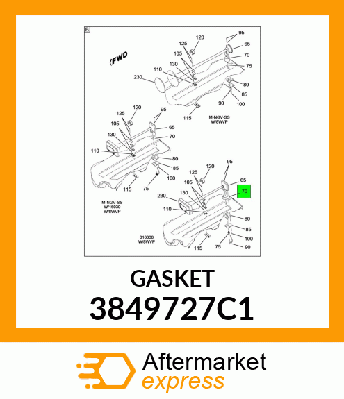 GASKET 3849727C1