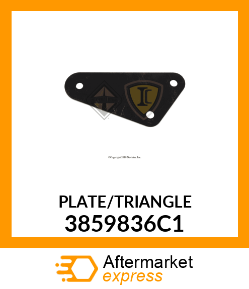 PLATE/TRIANGLE 3859836C1