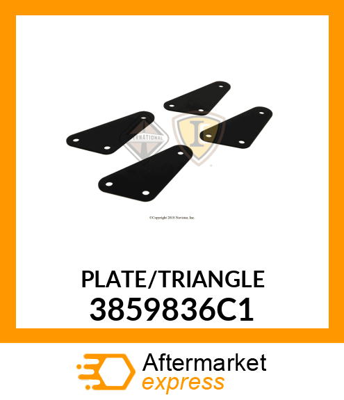 PLATE/TRIANGLE 3859836C1