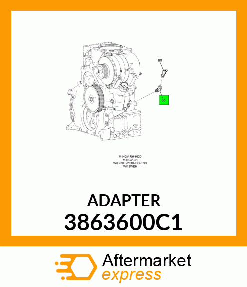 ADAPTER 3863600C1