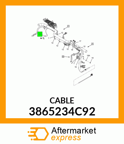 CABLE 3865234C92