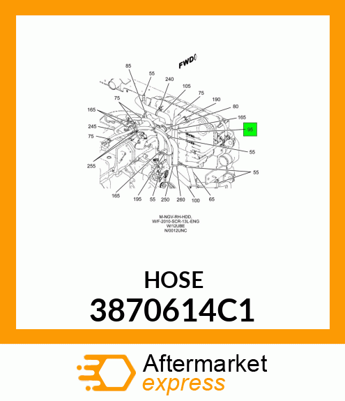 HOSE 3870614C1