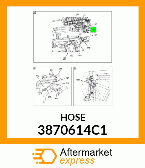 HOSE 3870614C1