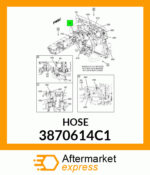 HOSE 3870614C1