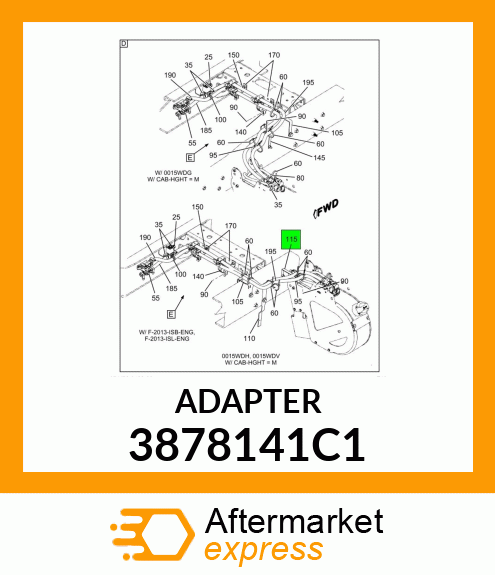 ADAPTER 3878141C1