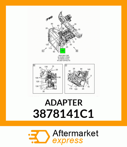 ADAPTER 3878141C1