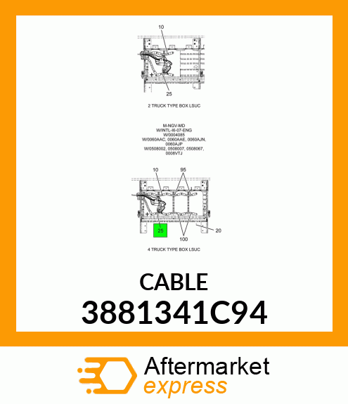 CABLE 3881341C94
