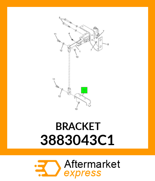 BRACKET 3883043C1