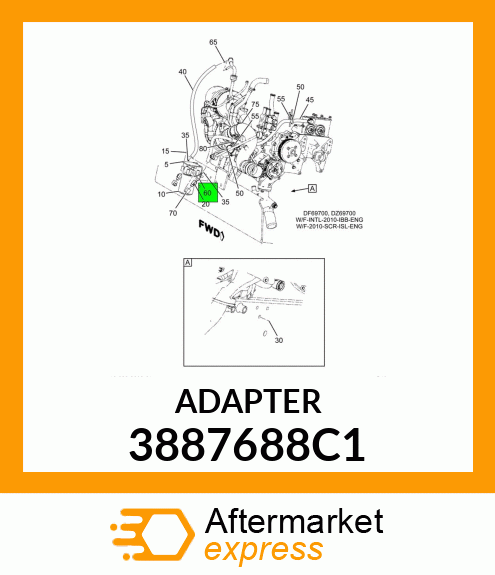 ADAPTER 3887688C1