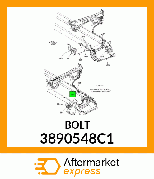 BOLT 3890548C1