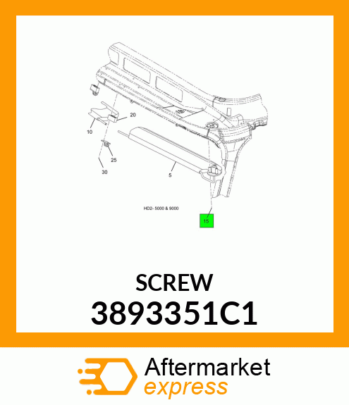 SCREW 3893351C1