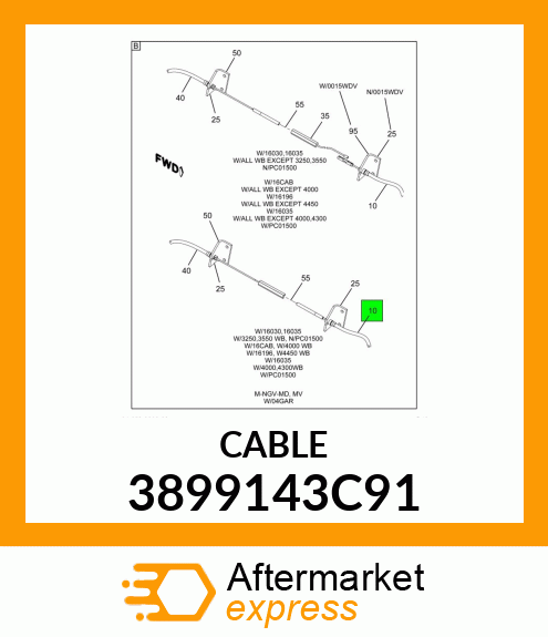 CABLE 3899143C91