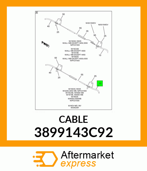 CABLE 3899143C92