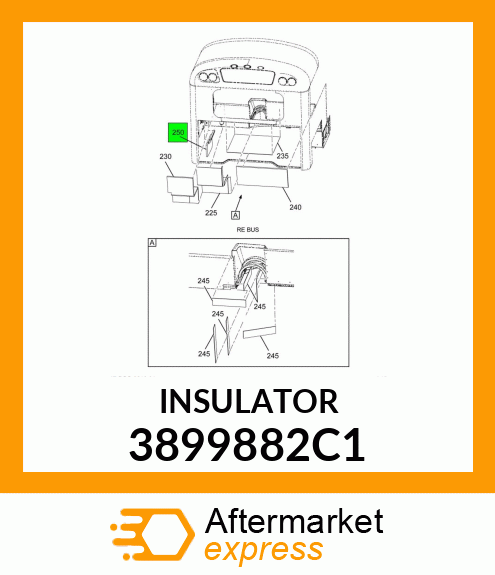 INSULATOR 3899882C1