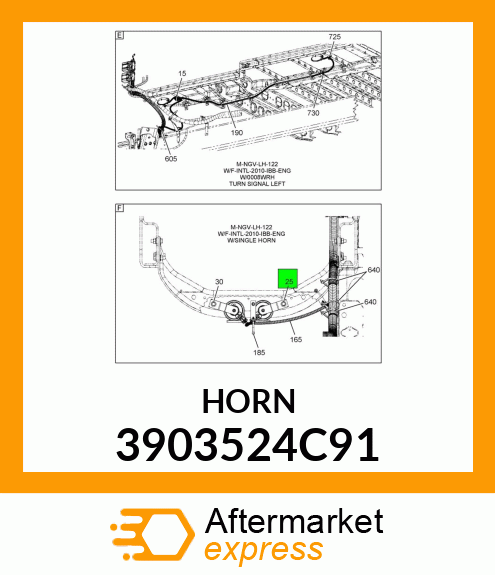 HORN 3903524C91