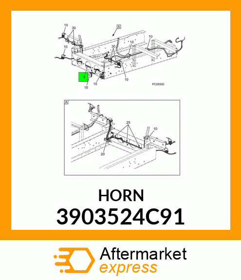 HORN 3903524C91