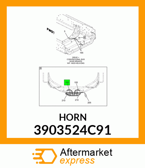 HORN 3903524C91