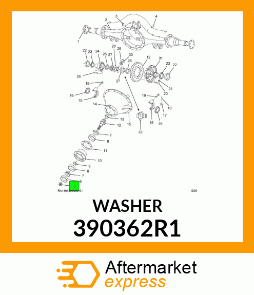 WASHER 390362R1