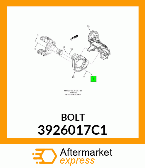 BOLT 3926017C1